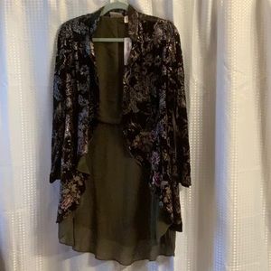 Special fancy jacket, Chico’s. Black with silver